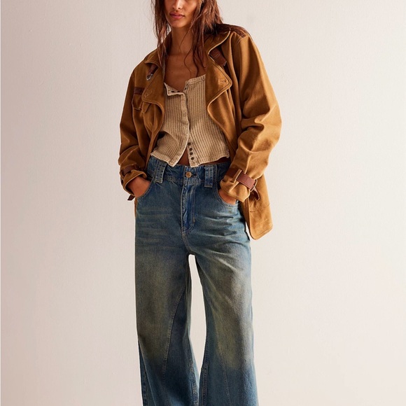 We The Free Denim - We The Free Chill Vibes Dropped Wide-Leg Jeans